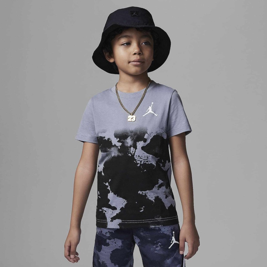 Kinderen Nike Jordanie | Jordan Aquarel Fade-Up T-Shirt