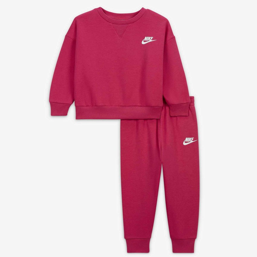 Kinderen Nike Bijpassende Sets | Nike Snow Day Fleeceset Met Ronde Hals