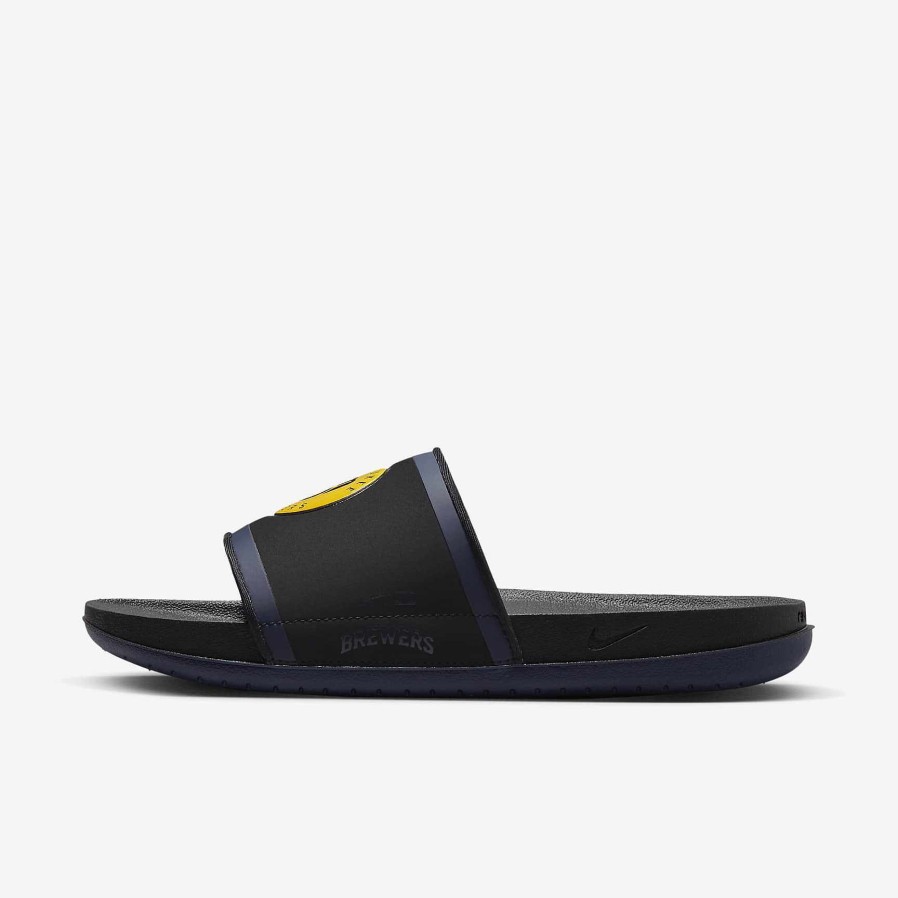 Heren Nike Sandalen En Slippers | Nike Offcourt (Mlb Milwaukee Brewers)