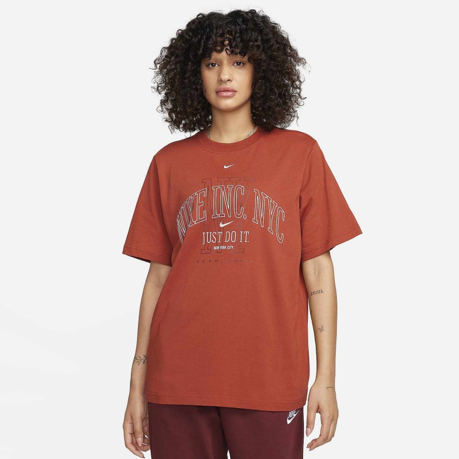 Vrouwen Nike Tops En T-Shirts | Nike Sportkleding Essentieel