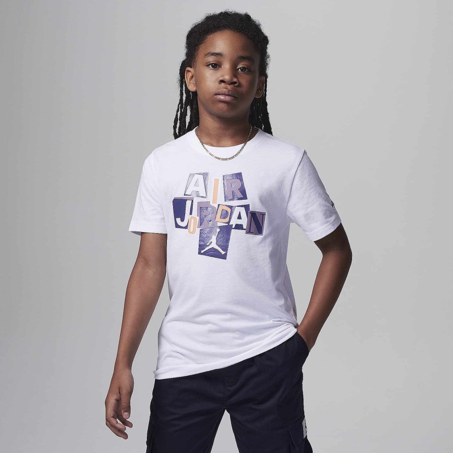 Kinderen Nike Cyber Monday-Kleding | Air Jordan Uitgesneden T-Shirt