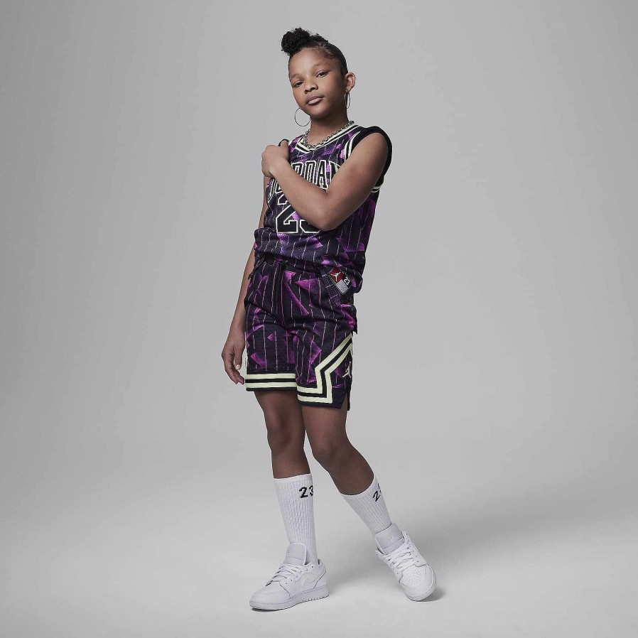 Kinderen Nike Cyber Monday-Kleding | Jordan Jumpman Bedrukte Diamantshort