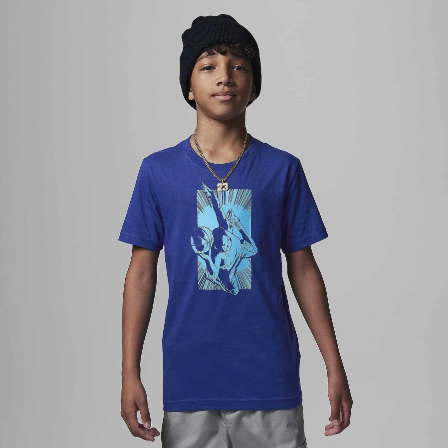 Kinderen Nike Jordanie | Jordan Burst Grafisch T-Shirt