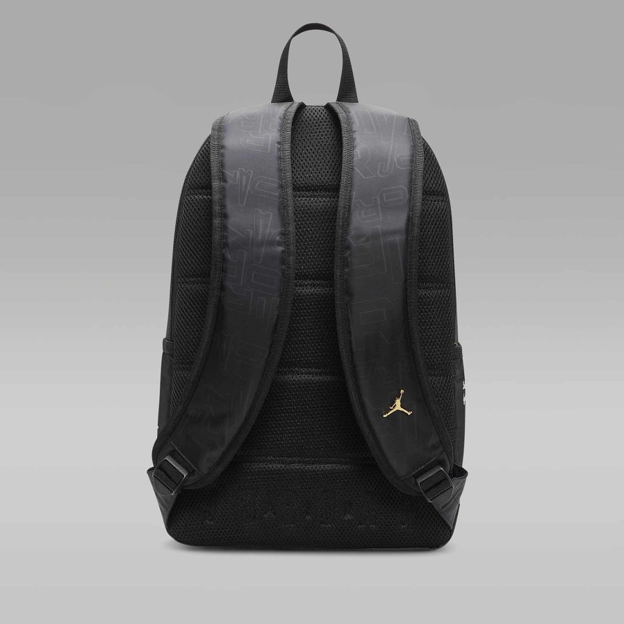 Accessoires Nike | Jordan Zwart En Gouden Rugzak