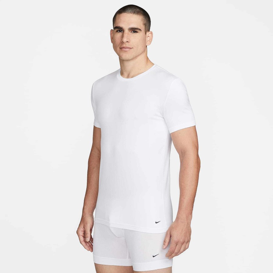 Heren Nike Ondergoed | Nike Dri-Fit Essential Katoenstretch