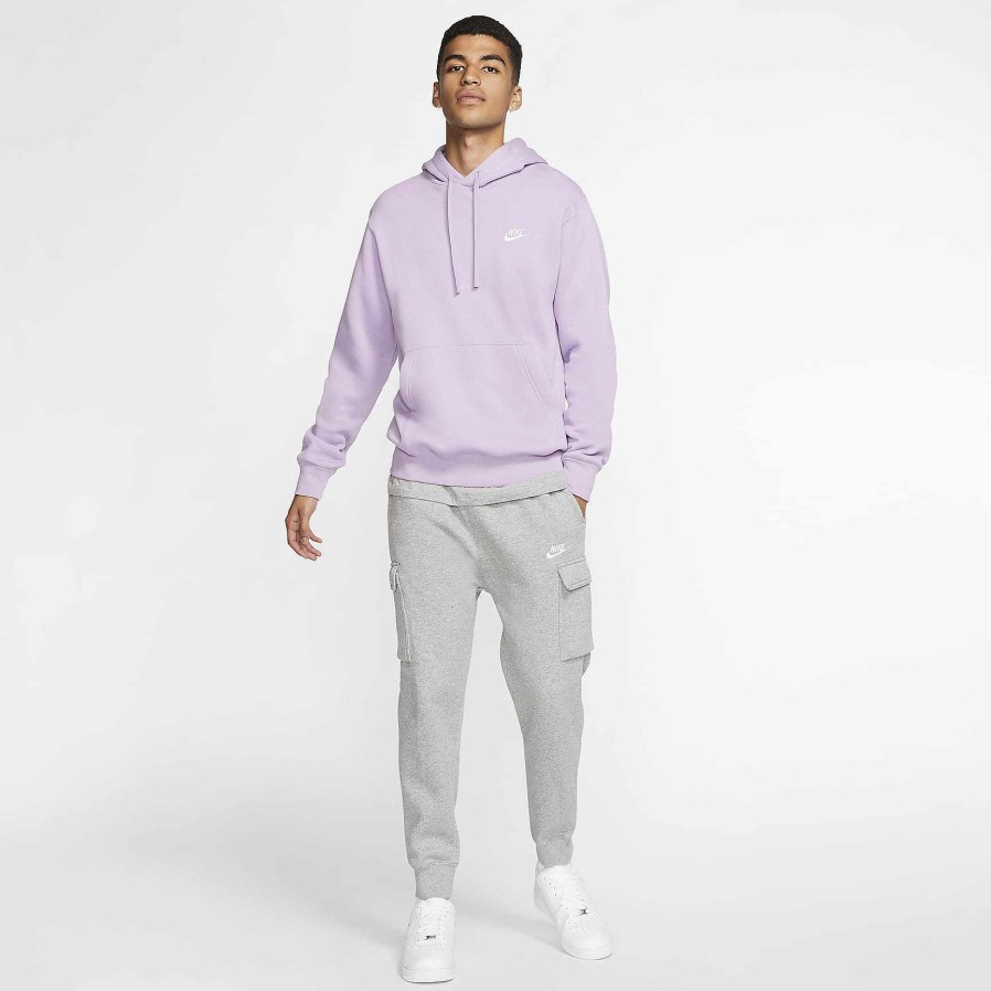 Heren Nike Groot Lang | Nike Sportswear Club-Fleece