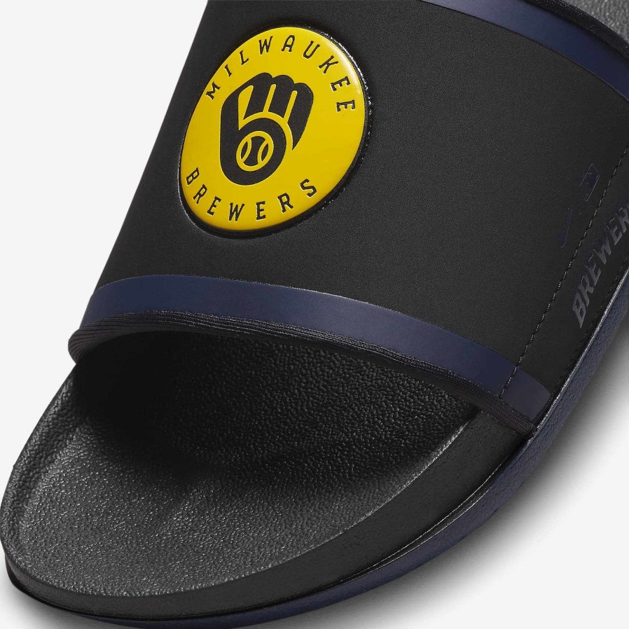 Heren Nike Sandalen En Slippers | Nike Offcourt (Mlb Milwaukee Brewers)