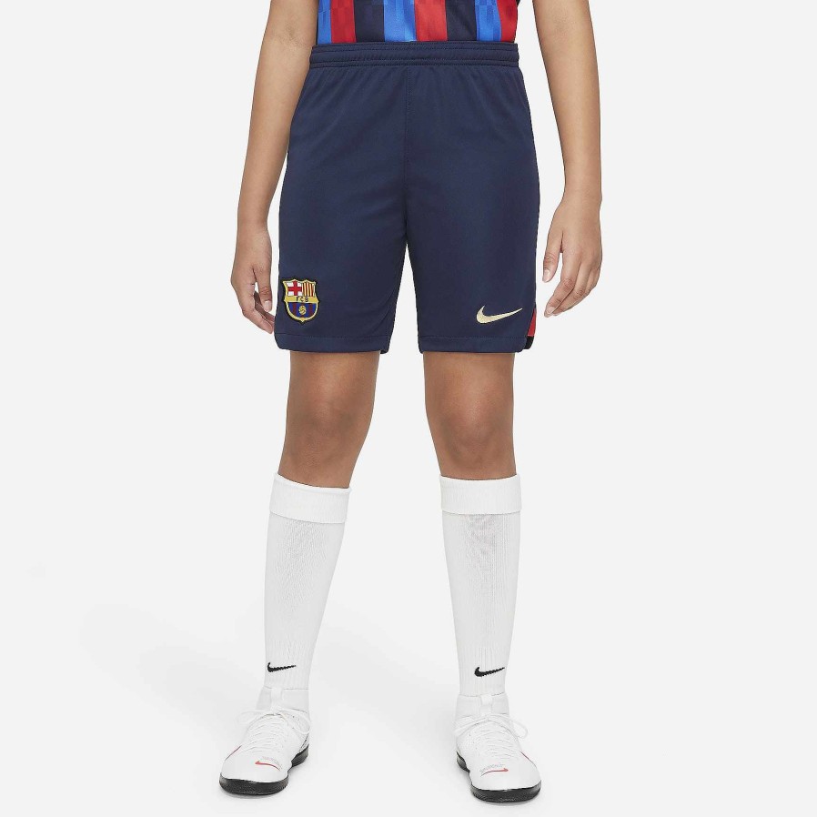 Kinderen Nike Korte Broek | Fc Barcelona 2022/23 Stadion Thuis