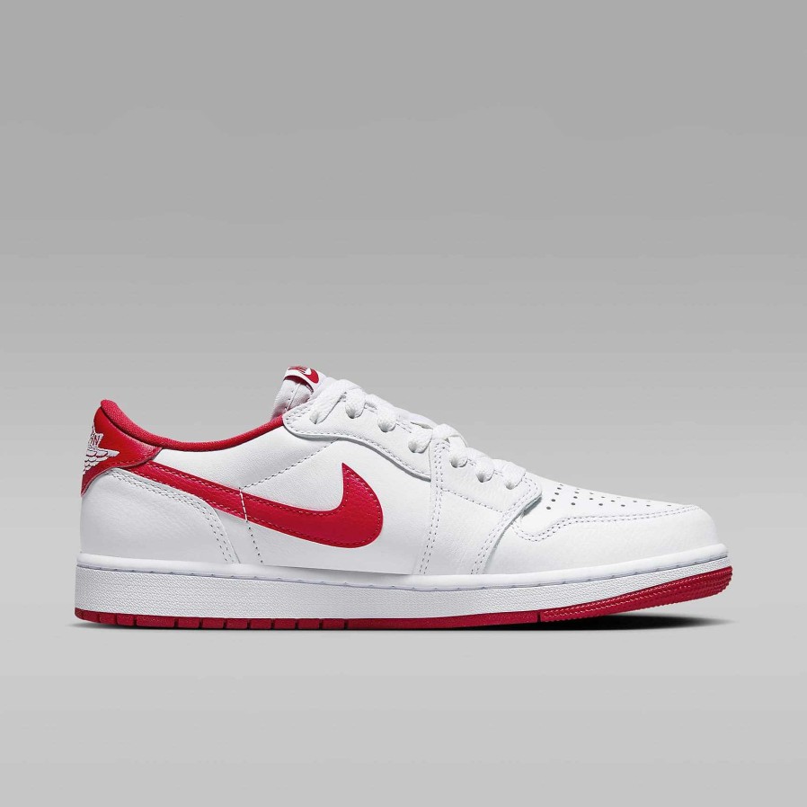 Vrouwen Nike Levensstijl | Air Jordan 1 Low Og "Wit/Rood"