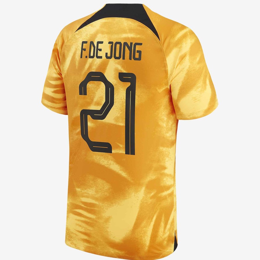 Heren Nike Tops En T-Shirts | Nederlands Elftal 2022/23 Stadion Thuis (Frenkie De Jong)