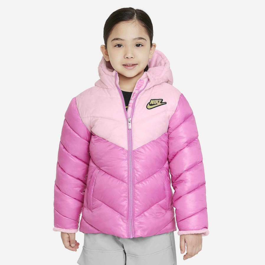 Kinderen Nike Bovenkleding En Jassen | Nike Colorblock Chevron Pufferjack