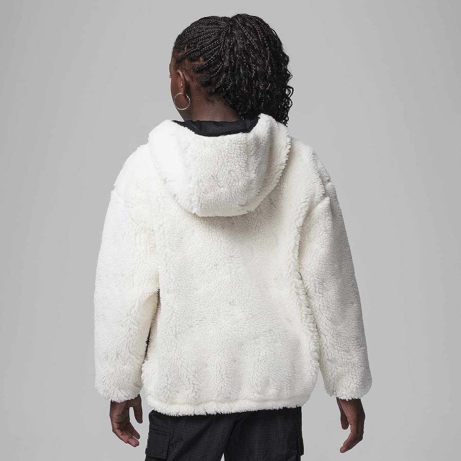 Kinderen Nike Bovenkleding En Jassen | Jordan Jacquard Sherpa-Jack