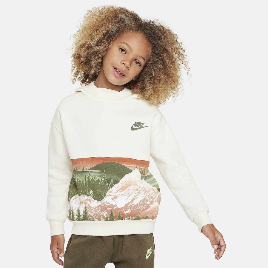 Kinderen Nike Bijpassende Sets | Nike Sportswear Snow Day Fleece Trui Met Print