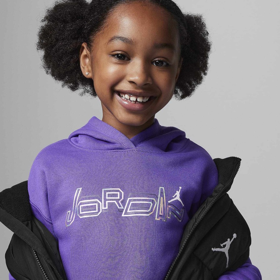 Kinderen Nike Cyber Monday-Kleding | Jordan 'Take Flight' Shine Trui-Jurk