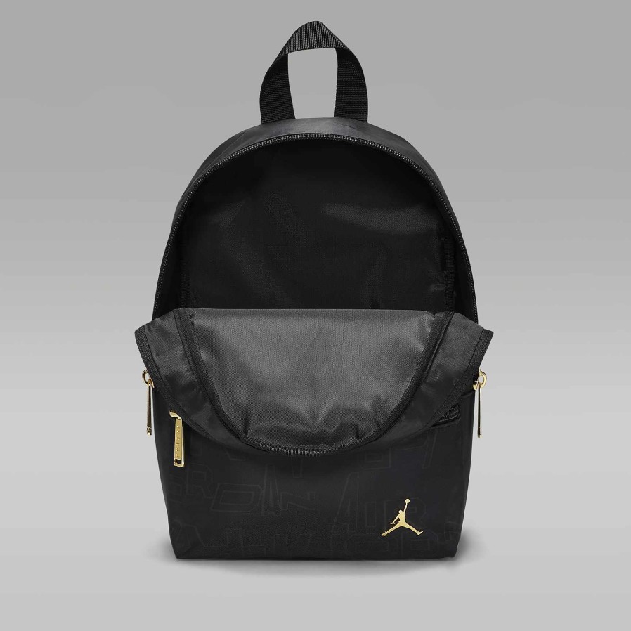 Accessoires Nike | Jordan Zwart En Goud Mini-Rugzak