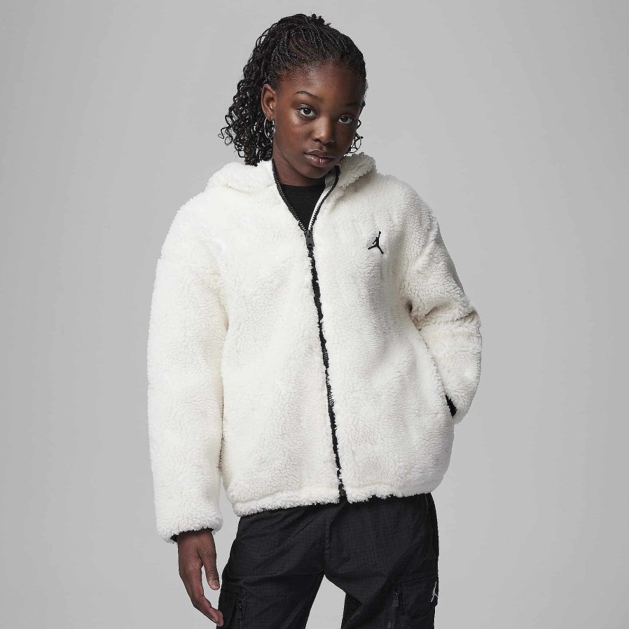 Kinderen Nike Bovenkleding En Jassen | Jordan Jacquard Sherpa-Jack