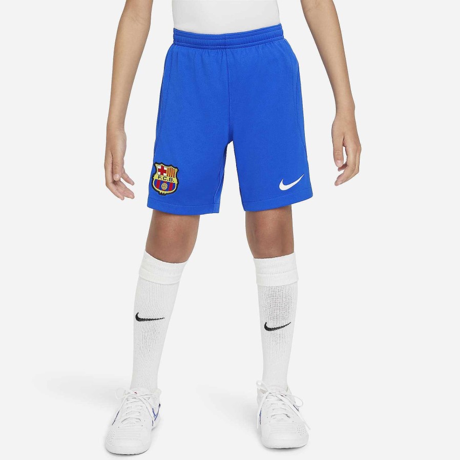 Kinderen Nike Korte Broek | Fc Barcelona 2023/24 Stadion Uit