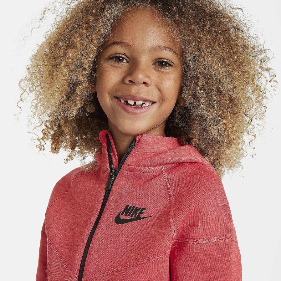 Kinderen Nike Hoodies En Sweatshirts | Nike Sportswear Tech Fleece Set Met Volledige Ritssluiting