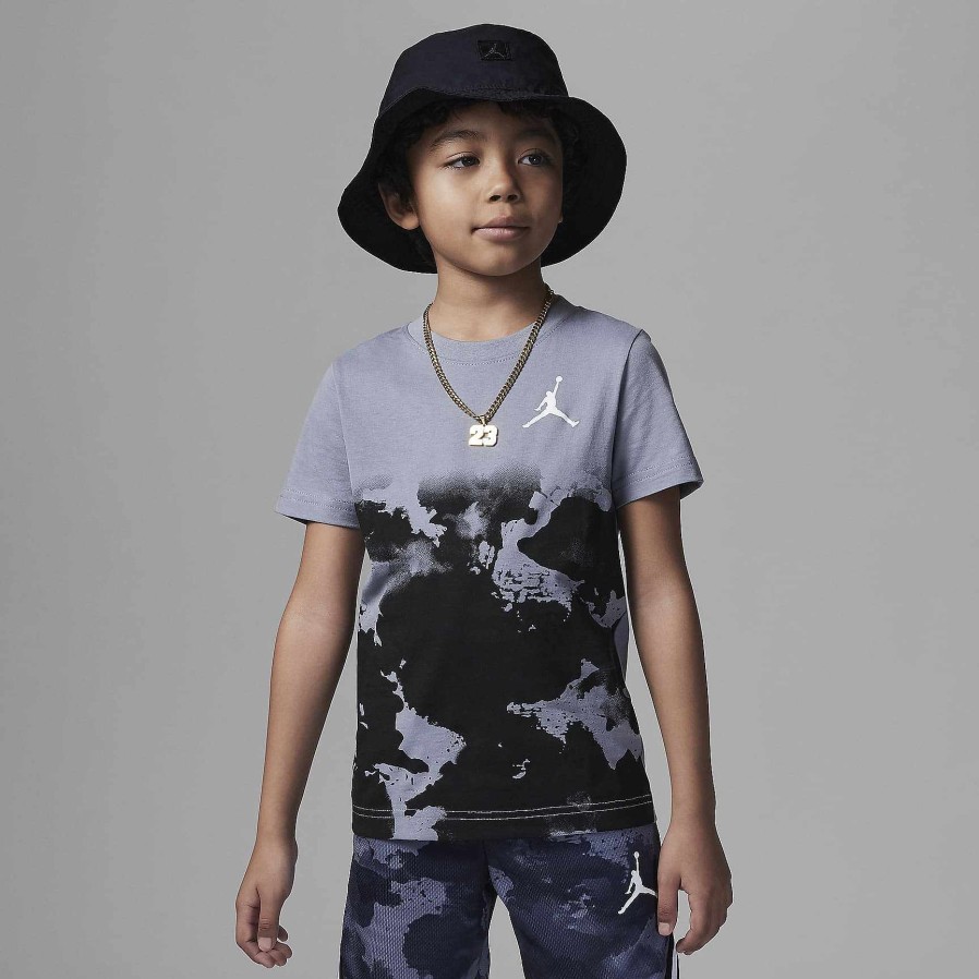 Kinderen Nike Jordanie | Jordan Aquarel Fade-Up T-Shirt