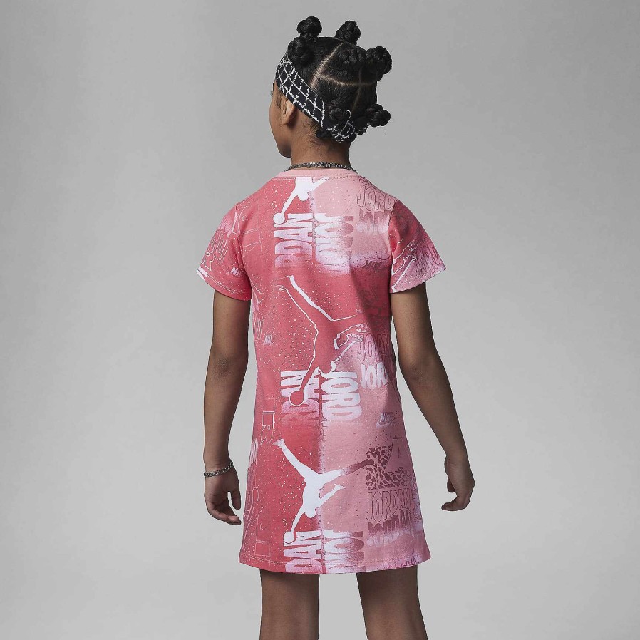 Kinderen Nike Jordanie | Jordan Essentials New Wave Jurk Met Allover Print